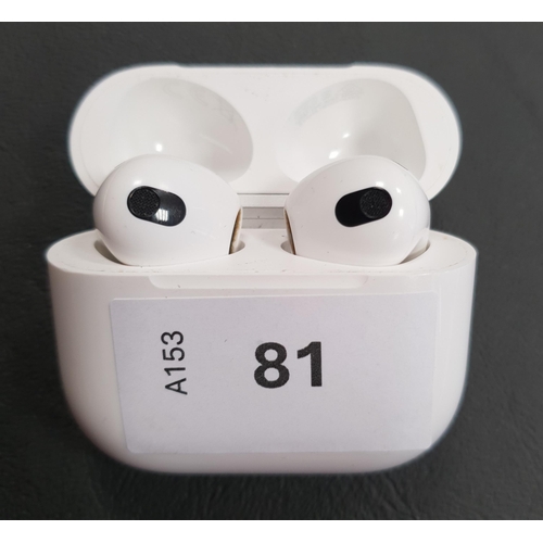 81 - PAIR OF APPLE AIRPODS 3RD GENERATION
in lightning charging case