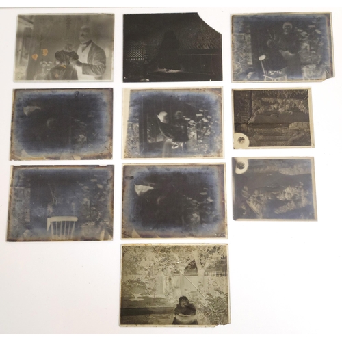 380 - A SMALL QUANTITY OF EDWARDIAN GLASS NEGATIVE PHOTO PLATES
featuring Scottish landscapes with Loch an... 