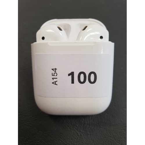 100 - PAIR OF APPLE AIRPODS 2ND GENERATION
in Lightning charging case