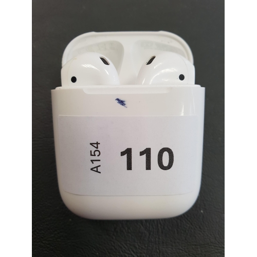 110 - PAIR OF APPLE AIRPODS 2ND GENERATION
in Lightning charging case