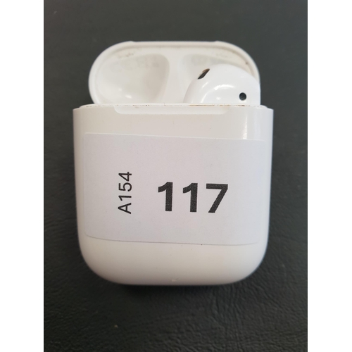 117 - SINGLE APPLE AIRPOD 2ND GENERATION
in Lightning charging case