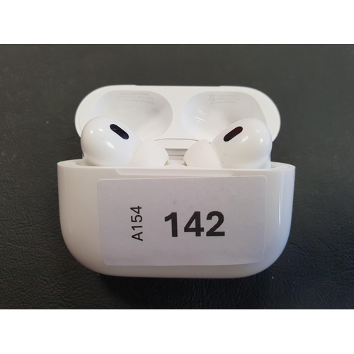 142 - PAIR OF APPLE AIRPODS PRO 2nd GENERATION
in Magsafe Charging case (Lightning)