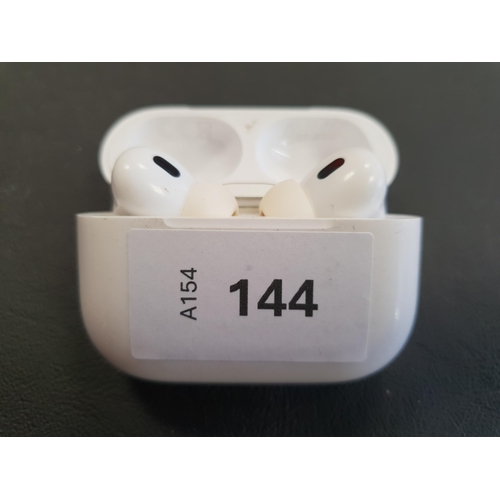 144 - PAIR OF APPLE AIRPODS PRO 2nd GENERATION
in Magsafe Charging case (Lightning)