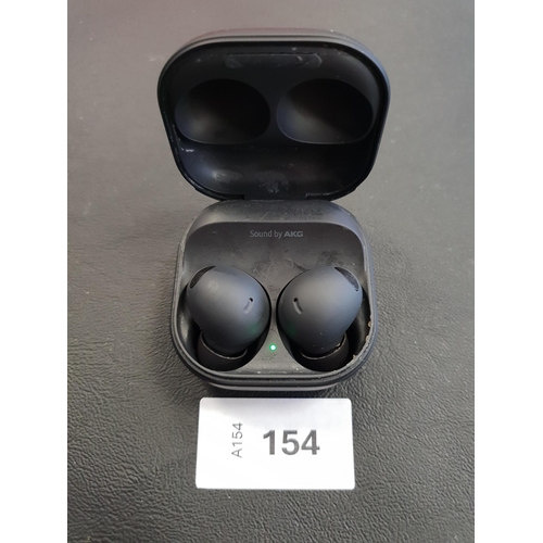 154 - PAIR OF SAMSUNG EARBUDS
in charging case, model SM-R510