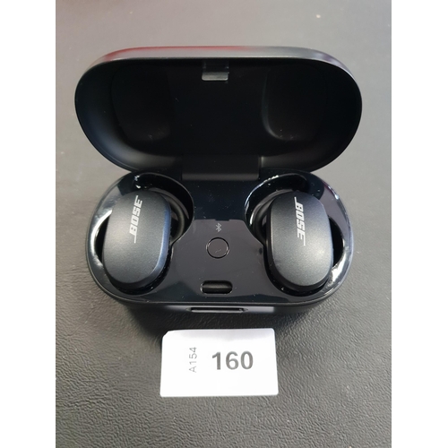 160 - PAIR OF BOSE QUIETCOMFORT EARBUDS
model 429708, in charging case