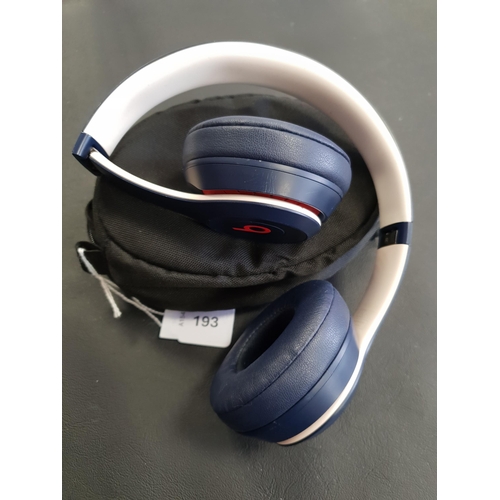 193 - BEATS SOLO3 ON-EAR WIRELESS HEADPHONES
in case