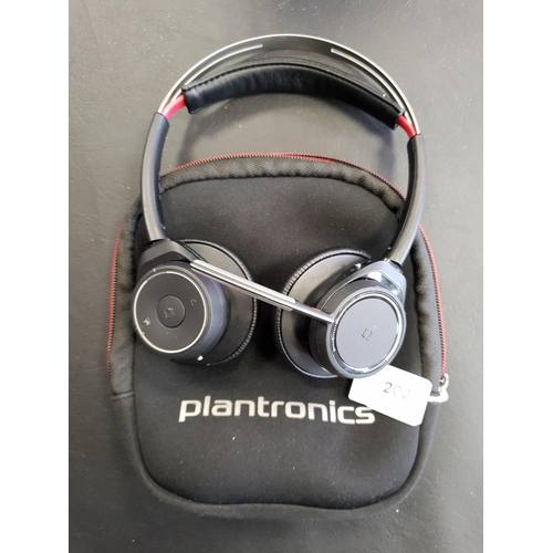 200 - PLANTRONICS HEADSET
with pouch