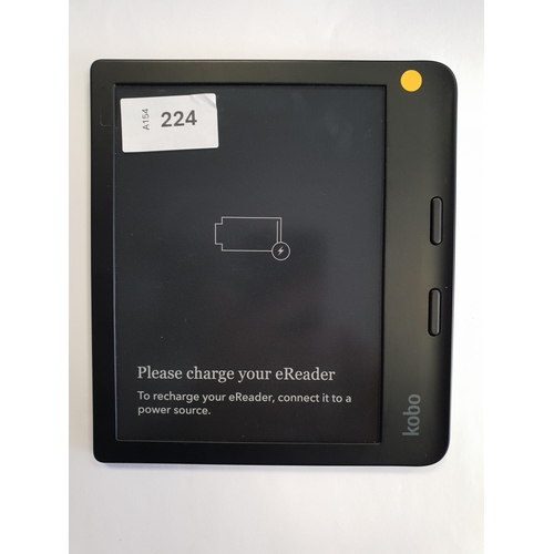 224 - KOBO LIBRA 2 E-READER
serial number N418333238230
Note: It is the buyer's responsibility to make all... 