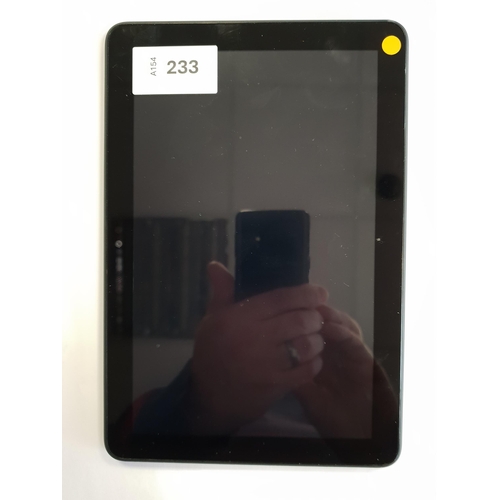 233 - AMAZON KINDLE FIRE HD8 PLUS 10th GENERATION
serial number GCC1 9E04 1153 026V
Note: It is the buyer'... 