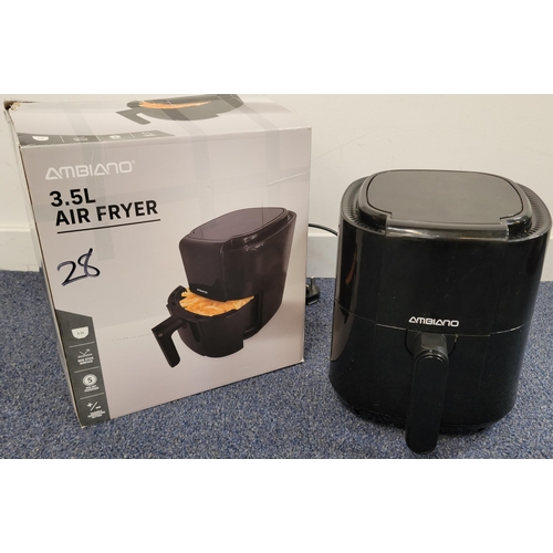 28 - AMBIANO 3.5 LITRE AIRFRYER
in box