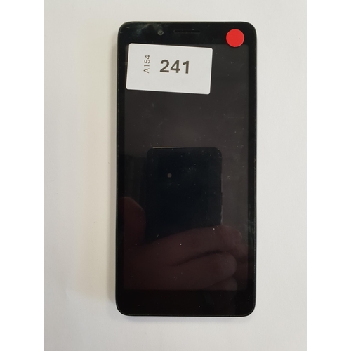 241 - ALCATEL 1C SMARTPHONE
model 5003D; IMEI - 357882935408724; Google account locked. Back of case is sl... 