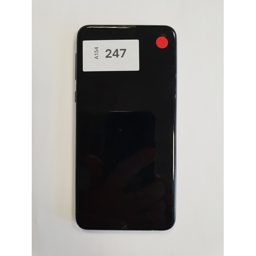 247 - SAMSUNG GALAXY S10E
model SM-G970F/DS; IMEI 351585112620948; Google Account Locked. Crack to bottom ... 