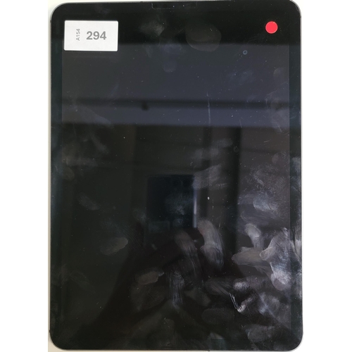 294 - APPLE IPAD PRO 11 INCH- A2013 - WIFI & CELLULAR 
serial number DMPXM0GMKD92; IMEI 358693099108094. A... 