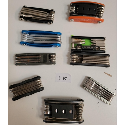 97 - SELECTION OF NINE BIKE TOOLS
of various sizes and designs