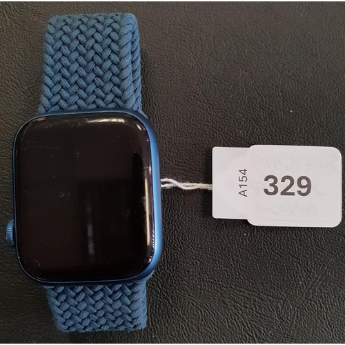 329 - APPLE WATCH SERIES 7
45mm case; model A2474; S/N LNH2YM9427; Apple Account Locked.
Note: It is the b... 