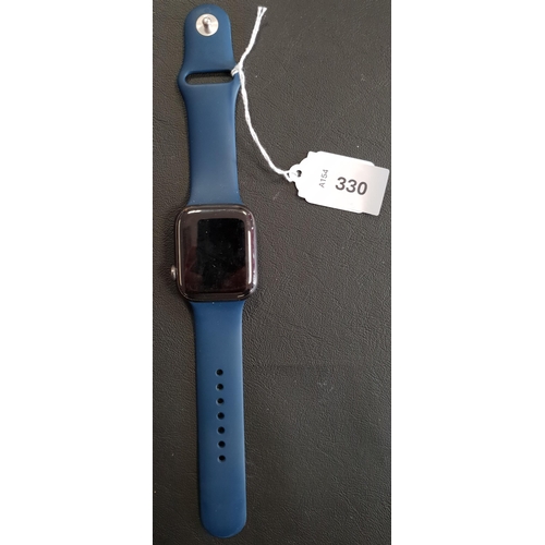 330 - APPLE WATCH SERIES 7 
45mm case; model A2478; S/N W9N7RXVV2W; Apple Account Locked. 
Note: It is the... 