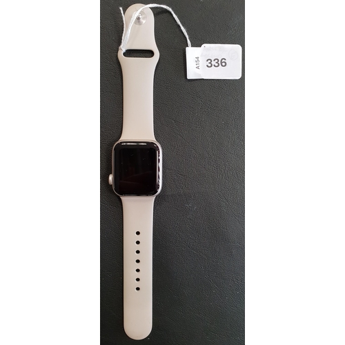 336 - APPLE WATCH SE
40mm case; model A2722; S/N J1XL372W16; Apple Account Locked
Note: It is the buyer's ... 