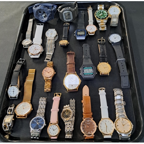 59 - SELECTION OF LADIES AND GENTLEMEN'S WRISTWATCHES
including G-Shock, Casio, Bulova, Tommy Hilfiger, C... 