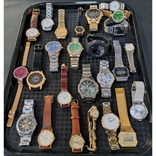 235 - SELECTION OF LADIES AND GENTLEMEN'S WRISTWATCHES
including Guess, Cavalli, Obaku, Armani Exchange, C... 