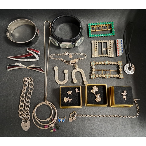 13 - SELECTION OF COSTUME JEWELLERY
including vintage Monet jewellery, silver buddha bar charm, various s... 