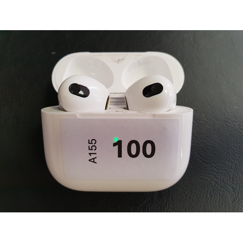 100 - PAIR OF APPLE AIRPODS 3RD GENERATION
in Magsafe charging case