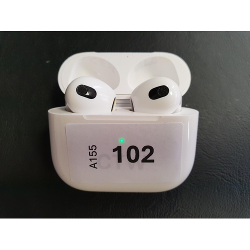 102 - PAIR OF APPLE AIRPODS 3RD GENERATION
in Magsafe charging case
Note: case personalised CTW