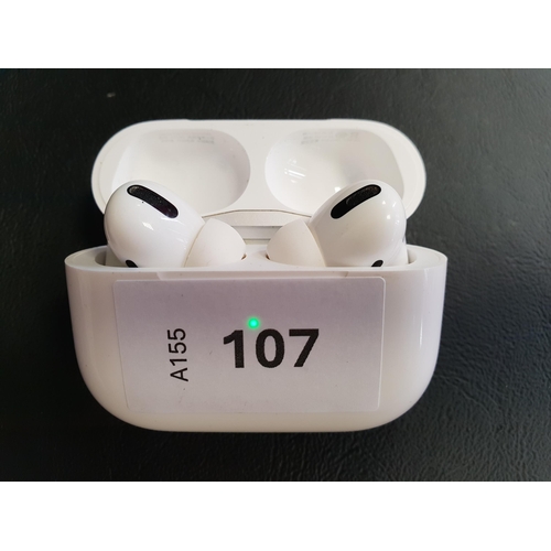 107 - PAIR OF APPLE AIRPODS PRO
in Pro charging case