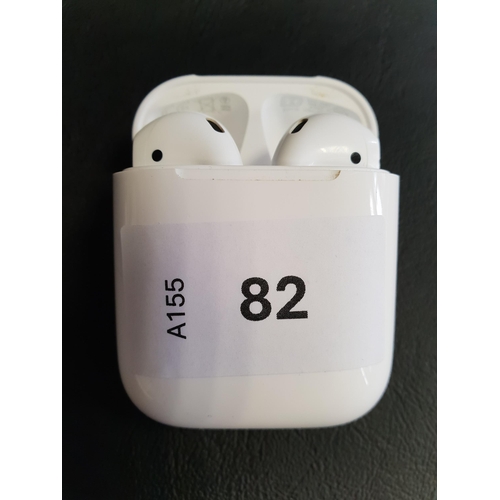 82 - PAIR OF APPLE AIRPODS 2ND GENERATION
in Lightning charging case