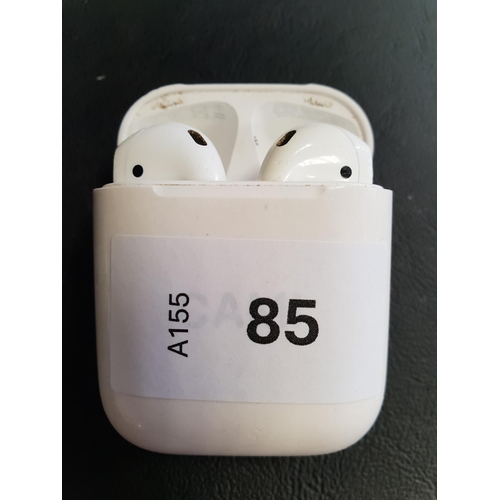 85 - PAIR OF APPLE AIRPODS 2ND GENERATION
in Lightning charging case
Note: the case is personalised 'CAMI... 