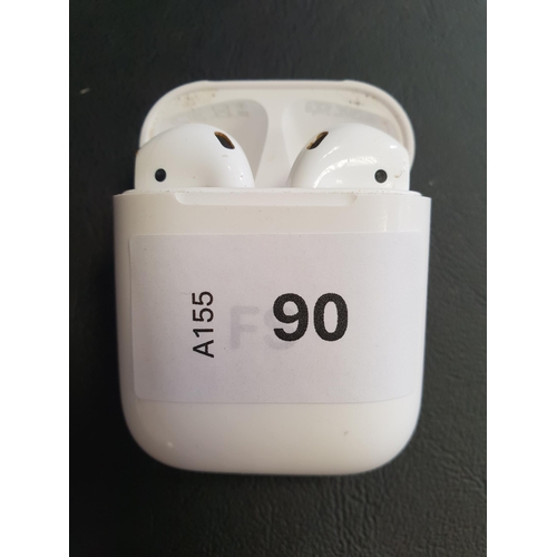 90 - PAIR OF APPLE AIRPODS 2ND GENERATION
in Lightning charging case
Note: case personalised 'FS'