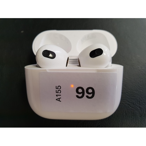 99 - PAIR OF APPLE AIRPODS 3RD GENERATION
in lightning charging case