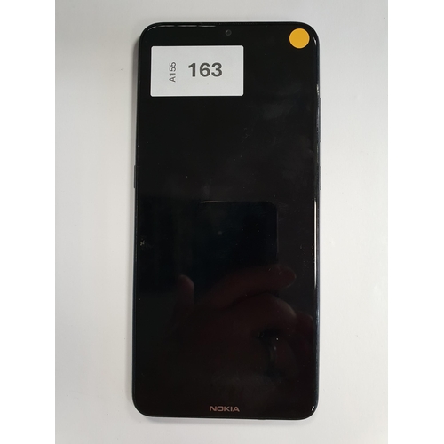 163 - NOKIA 5.3 SMARTPHONE
model TA-1234; IMEI 355792101159104; NOT Google Account Locked.
Note: It is the... 