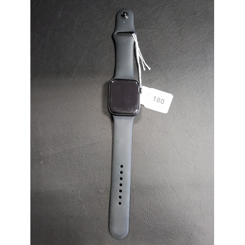 180 - APPLE WATCH SERIES 5
44mm case; model A2157; S/N D92ZJ02DMLF0; NOT Apple Account Locked. 
Note: It i... 