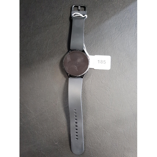 185 - SAMSUNG GALAXY WATCH
model SM-R195F, IMEI - 351652593597209. Wiped. scratches and wear to bezel
Note... 