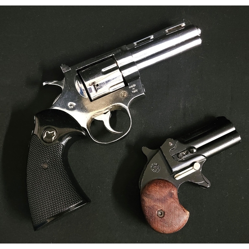 447 - DERRINGER .22 STARTER PISTOL
alongside Phoenix Arms Company blank firing revolver