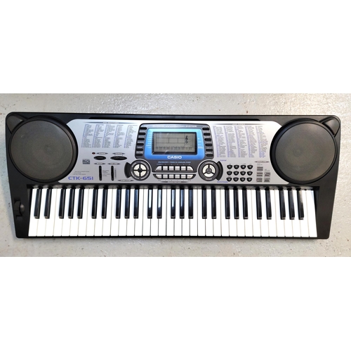 501 - CASIO CTK-651 KEYBOARD
including 61 full-sized keys, 200 available tones and 24-note polyphony, 96cm... 