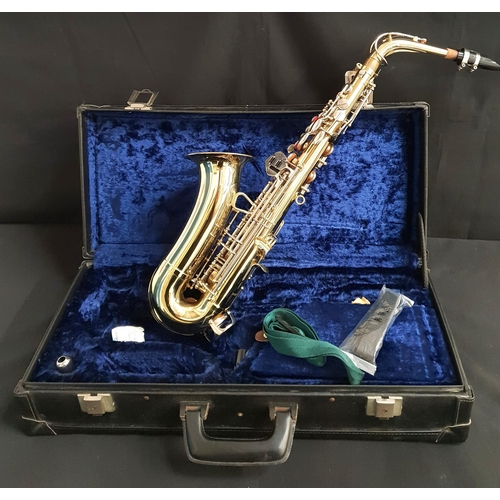 506 - B & H ALTO SAXOPHONE
etched B & H 400 made for Boosey & Hawkes, with mouthpiece, in hard fitted case