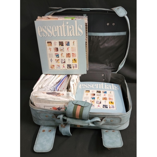 526 - LARGE SELECTION OF VINTAGE SEWING PATTERNS
mostly 1980s, contained in a vintage suitcase