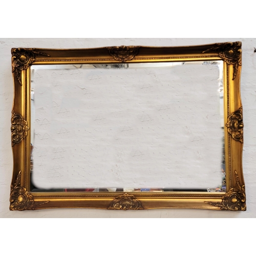 628 - GILT FRAMED WALL MIRROR
75 x 105cm