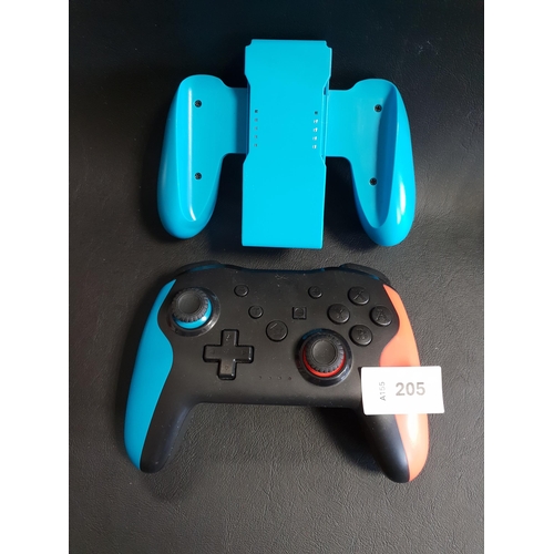 205 - NINTENDO SWITCH CONTROLLER
together with a Joy-Con adapter