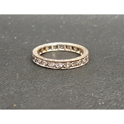 210 - DIAMOND ETERNITY RING
the diamonds totalling approximately 0.8cts, in unmarked gold (testes as fourt... 