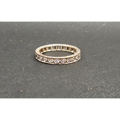 210 - DIAMOND ETERNITY RING
the diamonds totalling approximately 0.8cts, in unmarked gold (testes as fourt... 