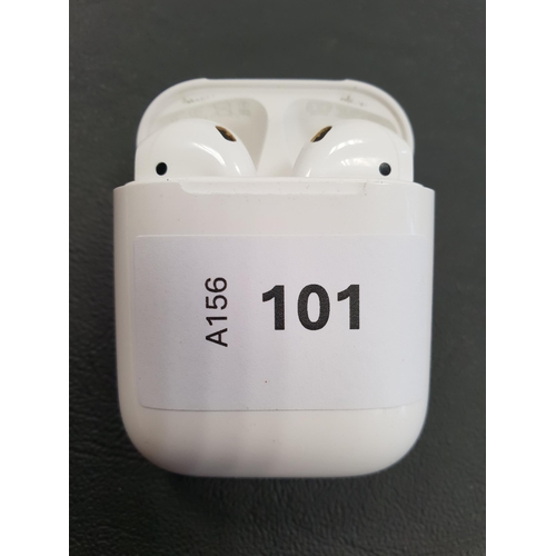 101 - PAIR OF APPLE AIRPODS 2ND GENERATION
in Lightning charging case