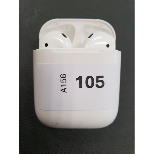 105 - PAIR OF APPLE AIRPODS 2ND GENERATION
in Lightning charging case