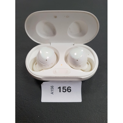 PAIR OF SAMSUNG EARBUDS
in charging case, model SM-R175