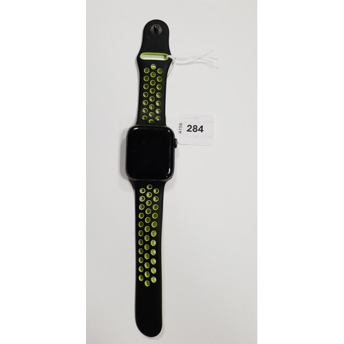 284 - APPLE WATCH SERIES 5
44mm case; model A2095; S/N D92ZG3WTMLDK; Apple Account Locked 
Note; Screen ba... 