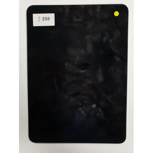 258 - APPLE IPAD PRO 11 INCH 3rd GENERATION - A2377 - WIFI 
serial number CWY6W6P7W2; Apple account locked... 