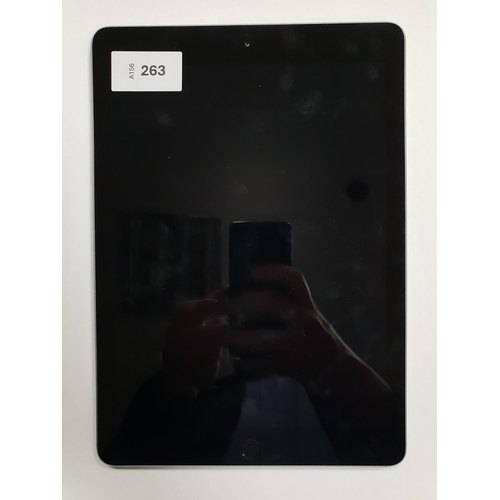 263 - APPLE IPAD 6TH GENERATION - A1893 - WIFI 
serial number GG7YNRJ5JF8J. NOT Apple account locked. 
Not... 