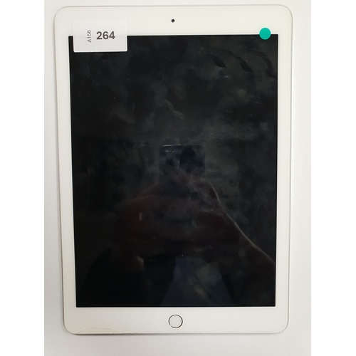 264 - APPLE IPAD 6TH GENERATION - A1893 - WIFI 
serial number GG7XF1NJJF8N. Apple account locked. Small cr... 