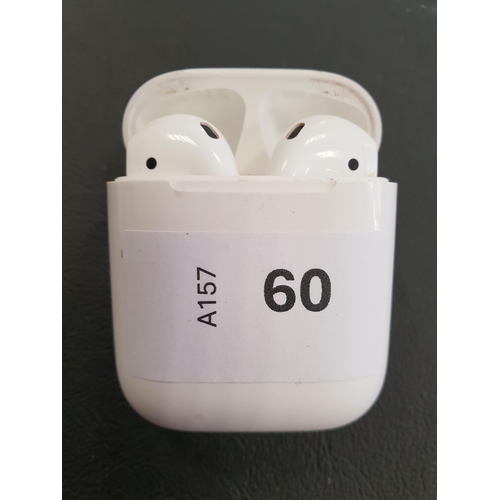 60 - PAIR OF APPLE AIRPODS 2ND GENERATION
in Lightning charging case